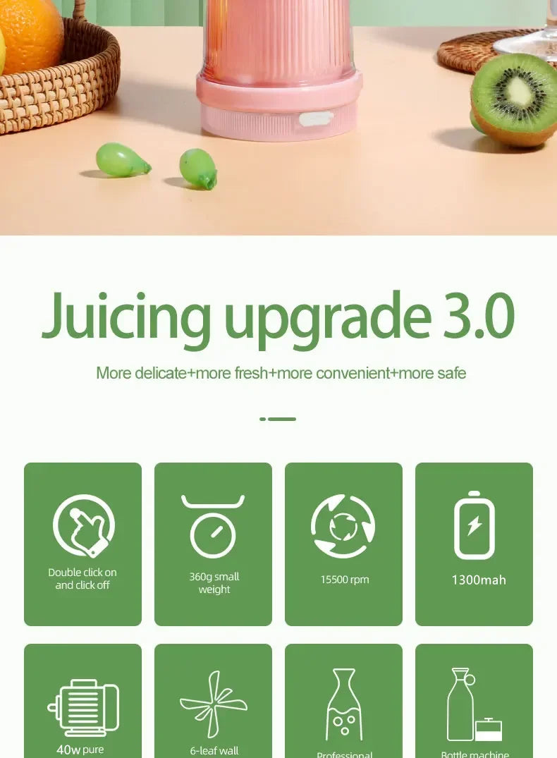 Wireless Juice Blender Cup