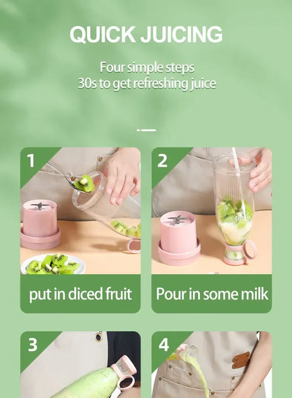 Wireless Juice Blender Cup