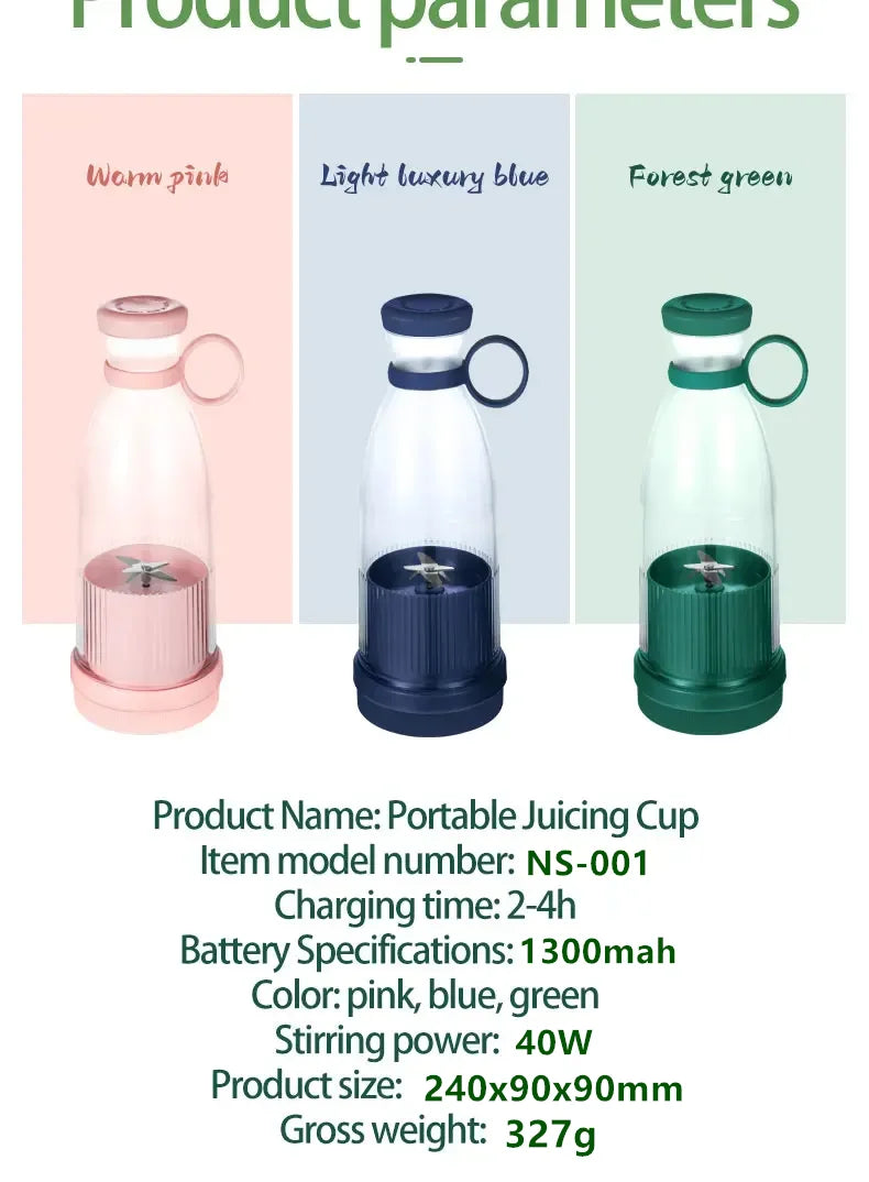 Wireless Juice Blender Cup