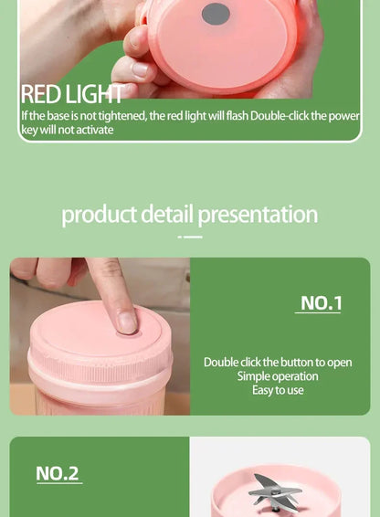 Wireless Juice Blender Cup